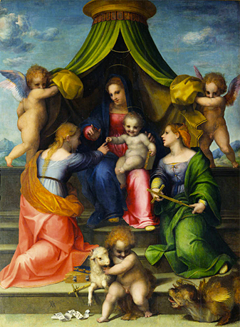 Mariage mystique de sainte Catherine, Andrea del Sarto