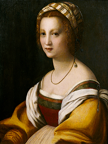 Retrato de mujer, c. 1514, Lorenzo Lotto