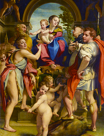 Madonna con san Jorge, 1530-1532, Correggio