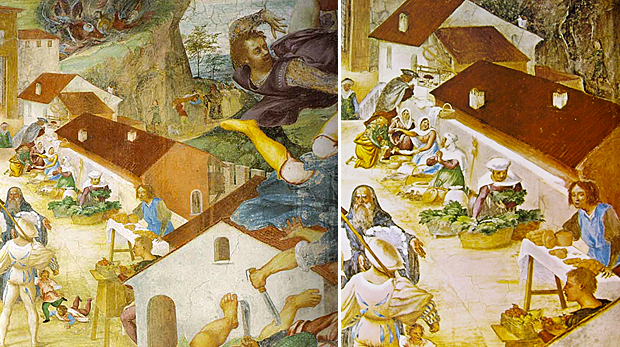 Historias de Santa Bárbara, 1524, Lorenzo Lotto