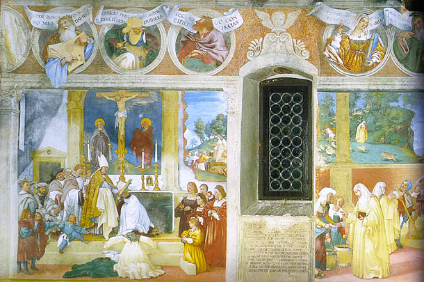 Historias de santa Brigida, 1524, Lorenzo Lotto