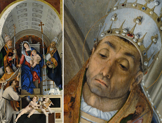 Políptico de san Domenico, Lorenzo Lotto