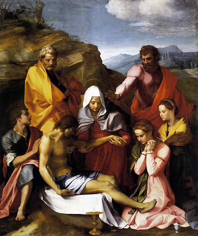 Pietà con santos, 1524, Andrea del Sarto