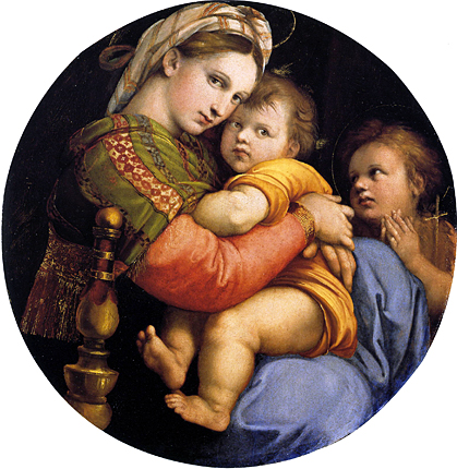 La Virgen de la silla, 1513, Rafael 