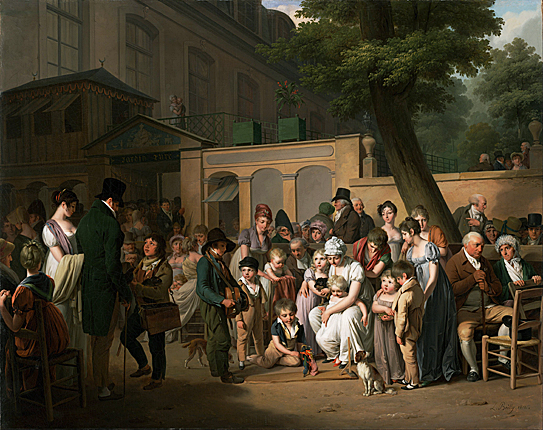 La entrada al Jardín turco, 1812, Louis-Leopold Boilly