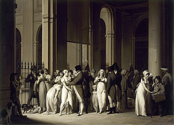 Galeries du Palais Royal, 1809, Louis Léopold Boilly