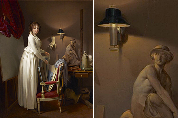 La mujer del artista en su estudio, c. 1796-1799, Louis-Léopold Boilly
