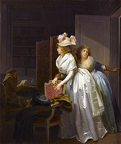 Le cadeau délicat, vers 1787, Louis-Léopold Boilly