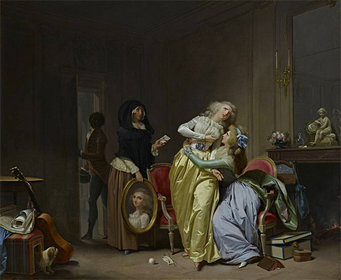 Las penas del amor, c. 1790, Louis-Léopold Boilly