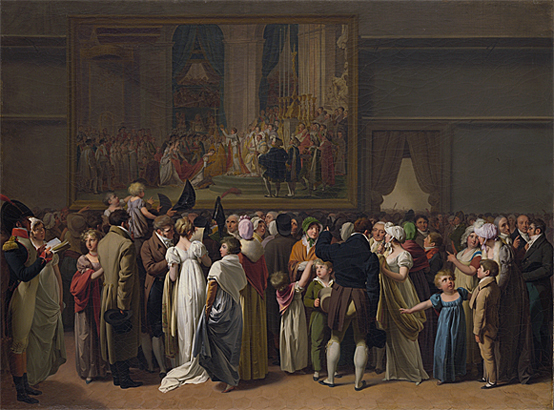 Le Public regardant le Couronnement, 1810, Louis-Léopold Boilly