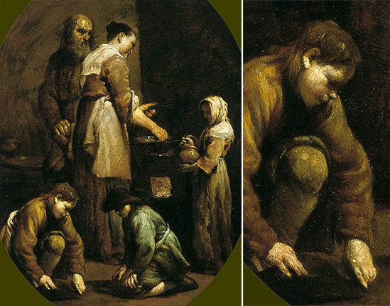 Interior con familia de campesinos, 1709, Giuseppe Maria Crespi