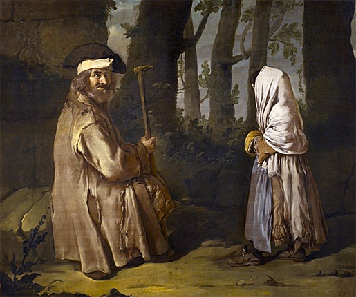 Rencontre dans un bois, c. 1720, Giacomo Ceruti