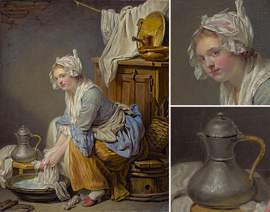 La lavandera, 1761, Jean-Baptiste Greuze