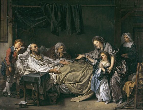 La Dama de caridad, c. 1773, Jean-Baptiste Greuze