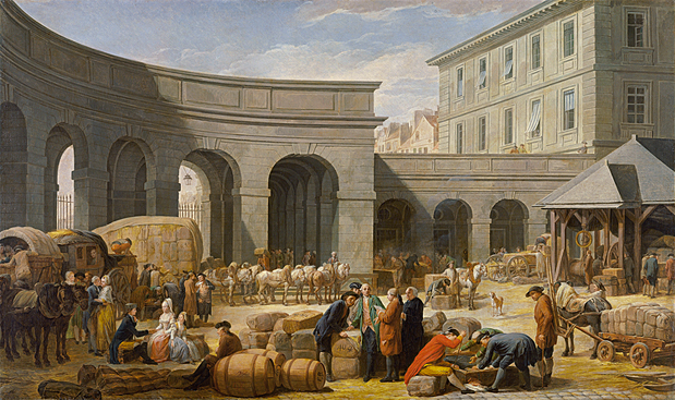El patio de la aduana, 1775, Nicolas-Bernard Lépicié