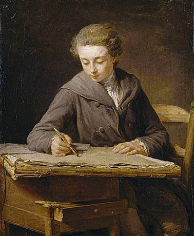 El joven dibujante, 1772, Nicolas-Bernard Lépicié