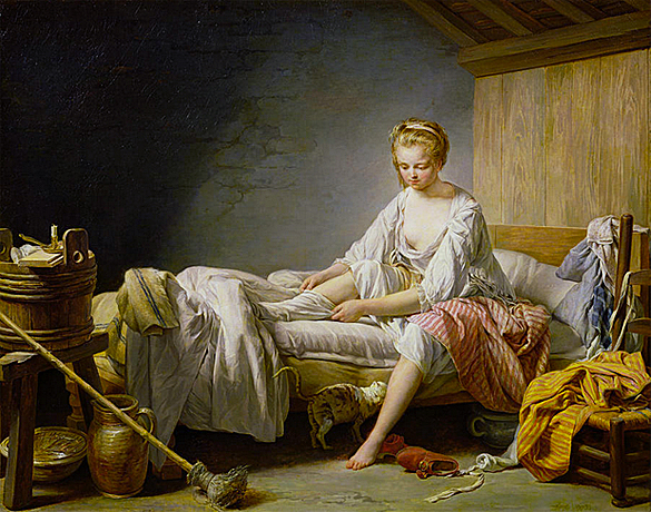 Le lever de Fanchon, 1773, Nicolas-Bernard Lépicié