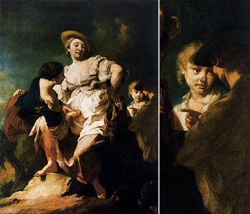 La adivina, 1740, Giambattista Piazzetta