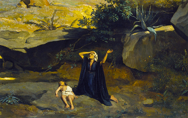 Camille Corot, Agar en el desierto