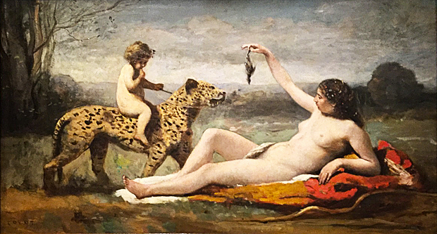 Camille Corot, La Bacchante à la panthère