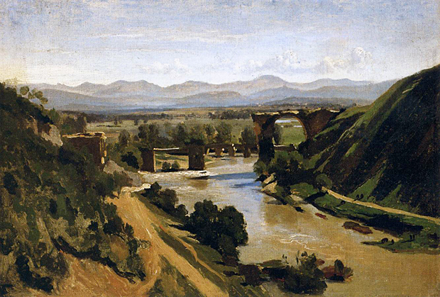 Camille Corot, El puente de Narni