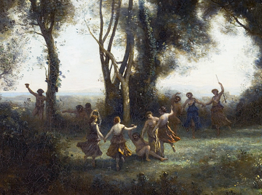 Camille Corot, Una mañana. La danza de las ninfas, 1850-1851