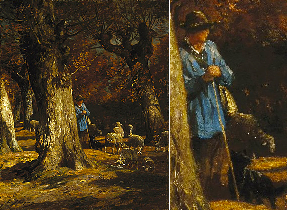La Vieille forêt, 1860-1870, Charles Jacque 