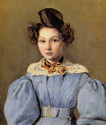 Camille Corot, Retrato de Marie Louise Laure Sennegon, 1831