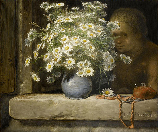 Le Bouquet de marguerites, vers 1874, Jean-François Millet