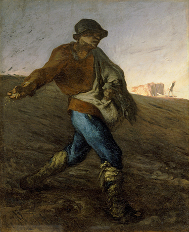 Le Semeur, 1850, Jean-François Millet, Londres, National Gallery