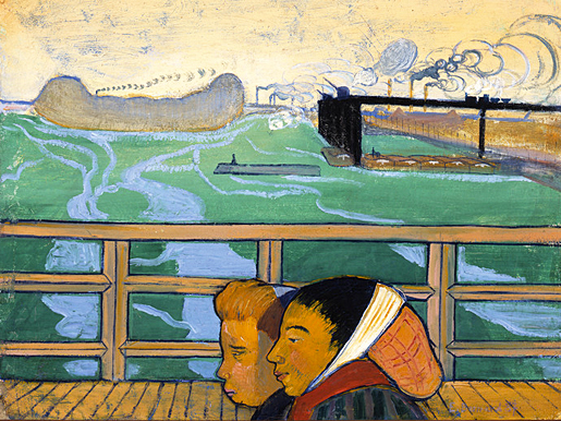 Émile Bernard, Vista del Puente de Asnières