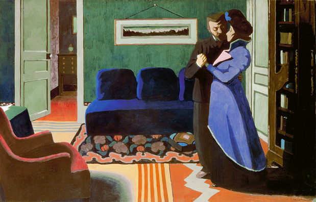 La Visite, 1899, Félix Vallotton, Kunsthaus, Zürich