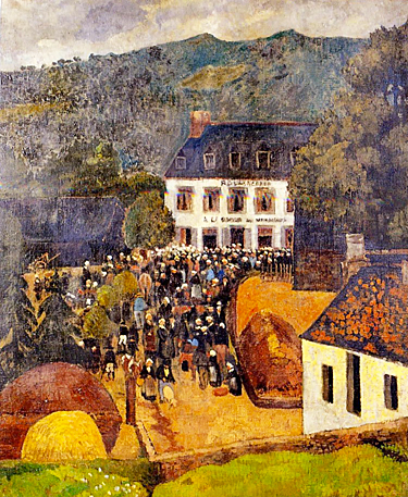 Feria en Châteauneuf du Faou, 1903, Paul Sérusier