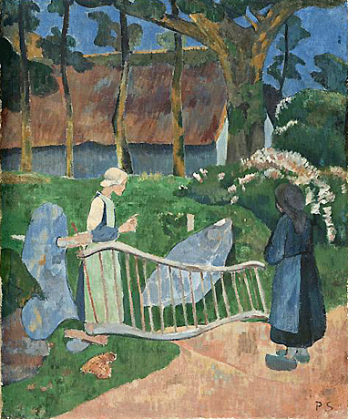 La Barrière fleurie, El Pouldu, 1889, Paul Cérusier 
