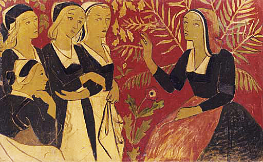 Paul Sérusier, La contadora de cuentos, 1918