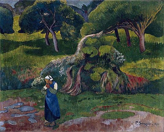 Paul Sérusier, Paisaje en El Pouldu, 1890