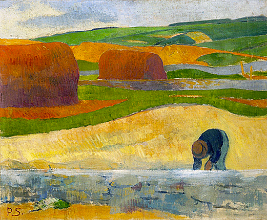 Paul Sérusier, Le ramasseur d'algues, c. 1890