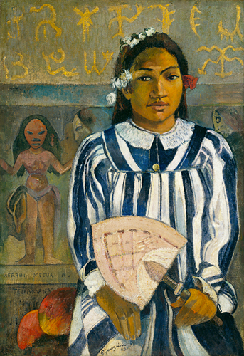 Paul Gauguin, Los ancestros de Tehamana, 1893, Chicago, The Art Institute