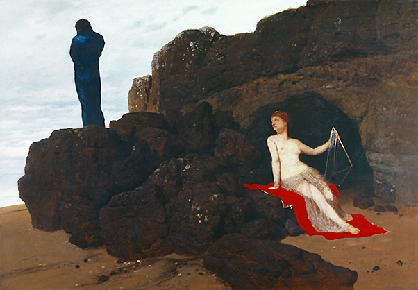 Ulises y Calipso, 1883, Arnold Böcklin, Basilea, Kunstmuseum