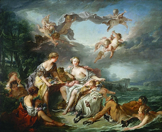 L’Enlèvement d’Europe, 1747, François Boucher, Paris, musée du Louvre