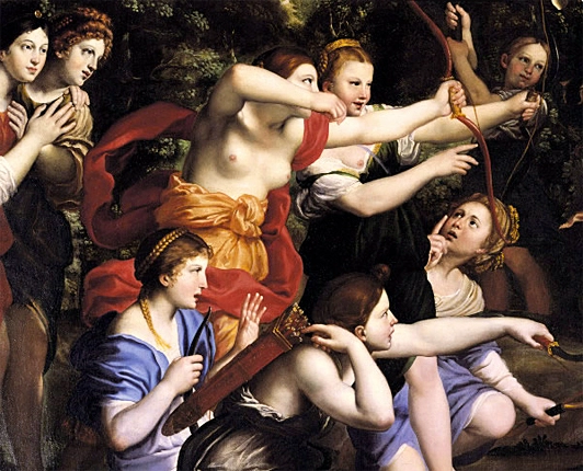 La caza de Diana, 1616-1617, Domenichino, Roma, Galleria Borghese
