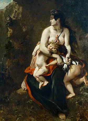 Medea, 1584, Eugène Delacroix, Lille, Museo de Bellas Artes