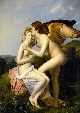 Cupido y Psique, 1798, François Gérard, París, Museo del Louvre