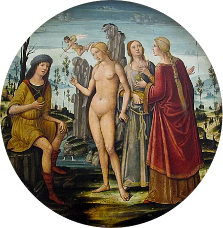 Girolamo di Benvenuto (1470-1525), Le Jugement de Pâris, Paris, musée du Louvre