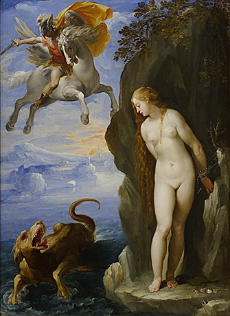 Persée et Andromède, XVIIe siècle, Giuseppe Cesari