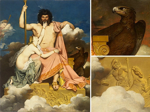 Jupiter et Thétis, 1810-1811, Jean Auguste Dominique Ingres, Aix-en-Provence, musée Granet