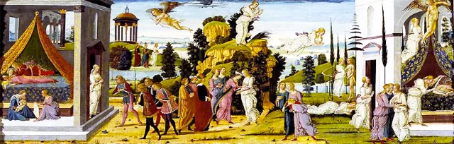 Historia de Cupido y Psique, c. 1473, Jacopo del Sellaio, Cambridge, Fitzwilliam Museum