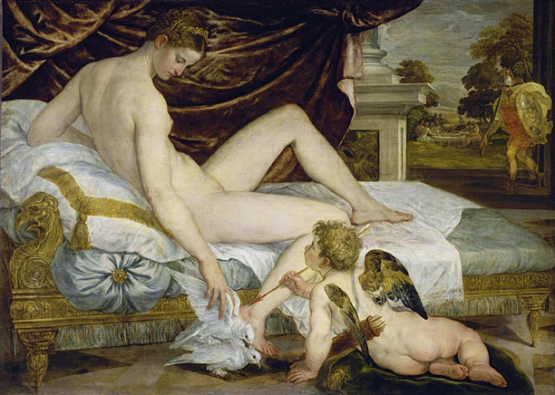 Vénus avec Amour et Mars, vers 1540, Lambert Sustris, Paris, musée du Louvre