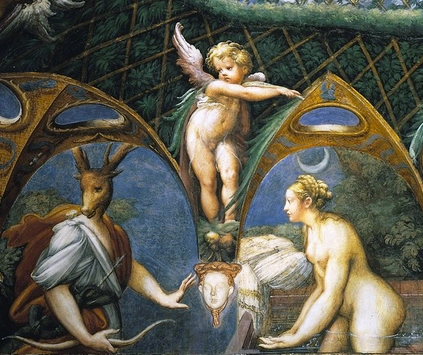 Diane et Actéon, 1524, Parmigianino, Fontanellato, Rocca Sanvitale