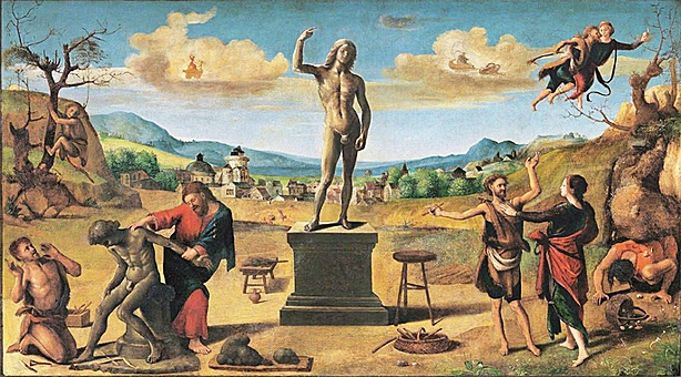 Le Mythe de Prométhée, 1515, Piero di Cosimo, Munich, Alte Pinakothek